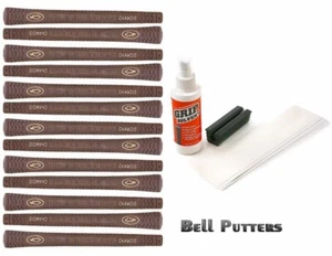 13 Avon Chamois Jumbo Brown Grips with Grip Kit/Regripping Kit - Picture 1 of 1