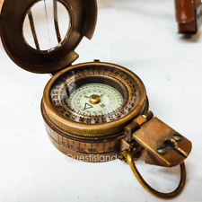 Compass,,Military Compass Solid Brass Made Direction Compass Collectible Gifting