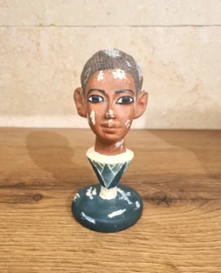 King Tutankhamun Statue Emerging from Lotus Flower -Small Size - Picture 1 of 6