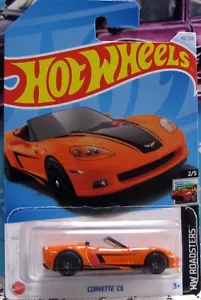 Hot Wheels 2024 Mainline Case B "Corvette' C6" HW Roadsters 2/5 - Picture 1 of 2