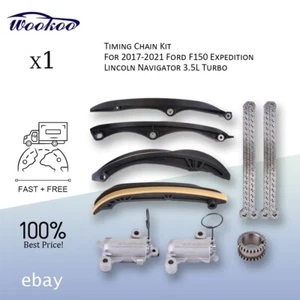Timing Chain Kit For 2017-2021 Ford F150 Expedition Lincoln Navigator 3.5L Turbo - Picture 1 of 12