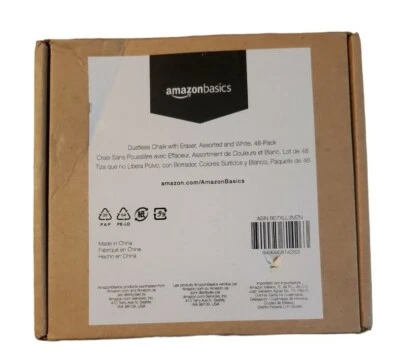 Mini Wood Chalk Board 20pc Set W/Support Easles 48 Assorted Chalk White Included - Image 1 of 4