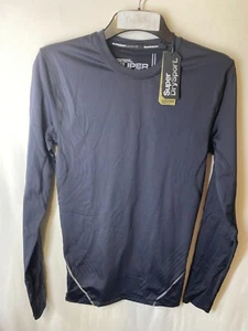 Superdry PERFORMANCE FLOCK COMPRESSION LS TEE - Langarmshirt SMALL - Bild 1 von 4