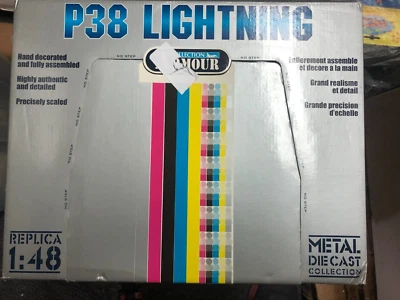 FRANKLIN MINT P-38 US AIR FORCE "B11B545" 1:48 - Image 1 of 4