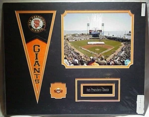 San Francisco Giants 50th Anniversary Photo, Name Plate, Pin & Pennant 16x20  - Picture 1 of 7