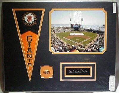San Francisco Giants 50th Anniversary Photo, Name Plate, Pin & Pennant 16x20  - Image 1 of 4