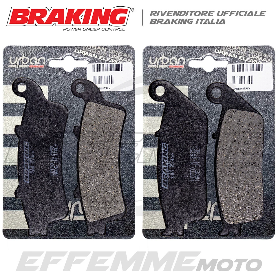 Pastiglie HONDA Silver Wing 400 2006 2007 2008 (Kit Anteriori + Post. BRAKING) - Immagine 1 di 1