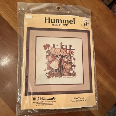 JCA вышивка крестом набор Hummel WEE три новый винтажный запас - Изображение 1 из 4