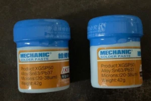 2 Pack Solder Paste 42g XGSP50 Sn63/Pb37 Solder Paste Flux Mobile PCB - Picture 1 of 2