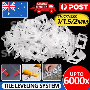 400-6000x Tile Leveling System Clips Levelling Spacer Tiling Tool Floor Wall 1mm - Picture 1 of 13