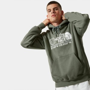 The North Face Green Hoodies for Men 