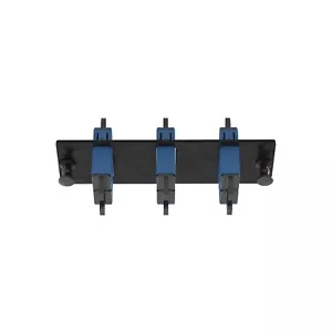 Panduit FAP3WBUDSCZ 3 Fiber SC Duplex Front Loading Fiber Adapter Panel Blue - Picture 1 of 2
