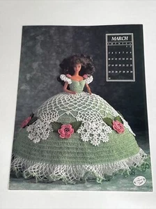 Miss March 1991 Size 11 1/2" Fashion Doll Dress Crochet Pattern - Picture 1 of 4