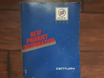 1988 Buick Century Новый Продукт Информационная Служба Руководство Оригинальный Магазин - Изображение 1 из 2