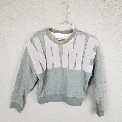 Sudadera Jersey Cuello Redondo 3.1Phillip Lim Name Drop aplique XS Foto 1 de 4