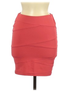 Stoosh Women's Skirt Size Medium Pink Tiered Textured Mini Short