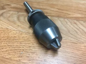 NICE ALBRECHT KEYLESS DRILL CHUCK 0 - 3/8" CAP W/ .56" SHANK - Picture 1 of 3