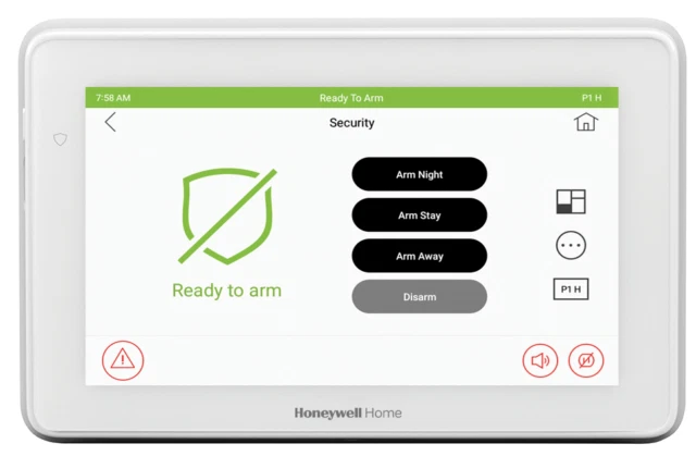 Honeywell 6290W Touch Center 7 inch Color Wireless Touch Screen Alarm Keypad - Image 1 of 1