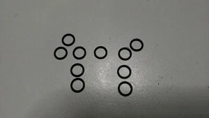 10x Ten Rubber O Ring seals 6mm inner 8mm outer diameter 1mm thick o-rings - Picture 1 of 4
