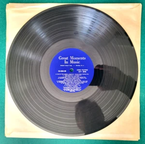Great Moments In Music-Musicals, Symphony Orchestras, 33RPM, 12" LP - Picture 1 of 5