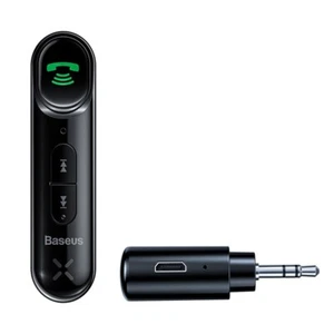 Baseus Car Aux Bluetooth 5.0 Adapter Wireless 3.5mm Audio Receiver - Picture 1 of 11