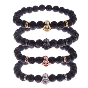 Men's Bracelets Lava Bead Stone Jewellery Bracelets - Bild 1 von 16