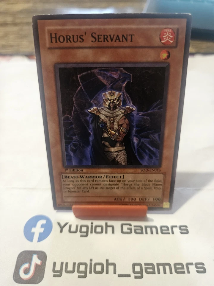 Yu-Gi-Oh Horus Servant SOD 1st Edition Common Light Played  - Image 1 of 1