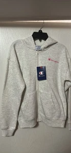 Champion Girl's sweater with zipper in front and grey hat size L (14) - Picture 1 of 3