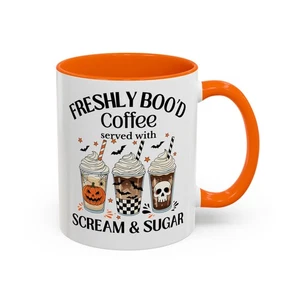 Taza de Halloween, servida con grito y azúcar, tazas divertidas - Imagen 1 de 25