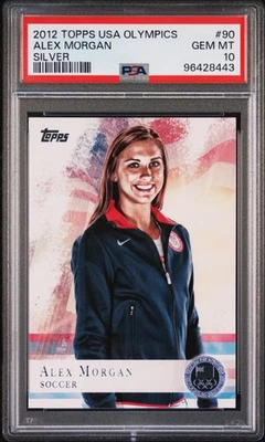 2012 TOPPS USA OLYMPICS ALEX MORGAN #90 SILVER PSA Gem Mint 10 - Image 1 of 2