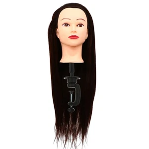 Hairdressing Training Head Long Hair Styling Synthetic 38 cm - Picture 1 of 12