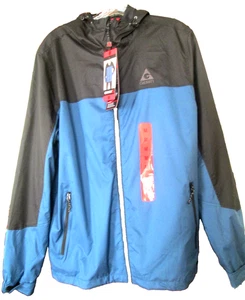 GERRY Pull-Over Water-Resistant Parka w/Hood / Medium/New with Tags / Blue/Black - Picture 1 of 4