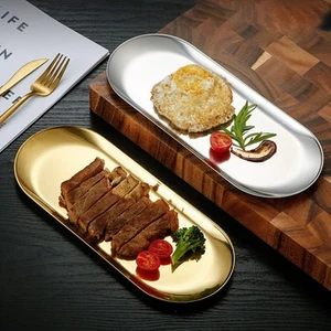 Store Food Retail And Sundries Plate Tray 1pcs Silver Smooth Store Food - Bild 1 von 31