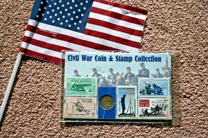 Civil War Coin & Stamp Anniversary Collection - Picture 1 of 4