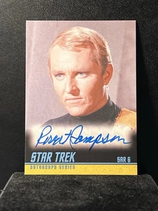 2011 Rittenhouse Star Trek TOS Remastered A240 Robert Sampson as Sar 6 Auto - Picture 1 of 2