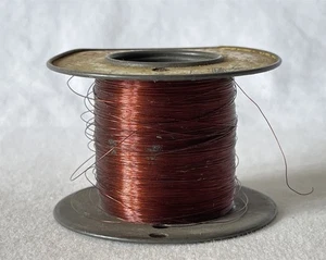 VINTAGE RADIOSPARES Part Used Spool Metal WIRE Radio Electronics Parts #83-421 - Foto 1 di 12