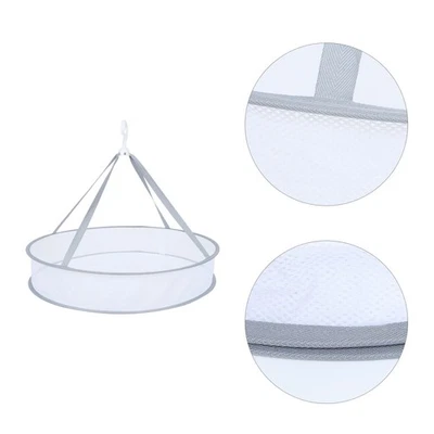 Dry Hanging Basket Portable Drying Rack for Clothes Foldable Folding - Image 1 of 4