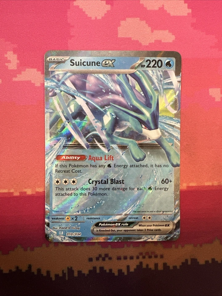 Pokemon Card Suicune ex 010/034 Trading Card Game Classic Collection Near Mint - Image 1 of 2