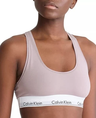 Calvin Klein Bralette Iceland Blue Cotton Blend, Wireless, S - Image 1 of 4