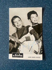 Autogrammkarte  JAN UND KJELD    Ariola   signiert - Bild 1 von 4