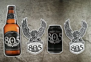 805 Beer Stickers Surfing Volcom RVCA Bones Skateboarding Hunting Pacifico - Picture 1 of 8