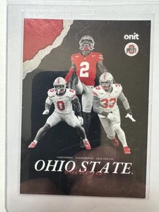 2024 Onit Athlete Ohio State Buckeyes Black Defensive Stars Downs Simon Sawyer - Picture 1 of 1