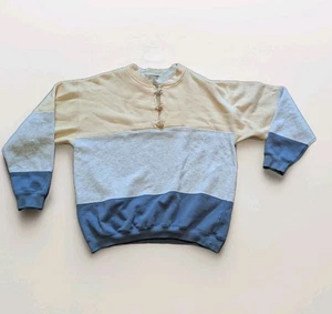 Vintage Hunt Club Henley Sweater Muted Color Women's Size Small Rare Poly Cotton - Picture 1 of 9