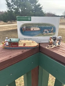 Department 56 Dickens Village Abington Kanalboot 2 Stück Figur Neu 5658522 - Bild 1 von 10