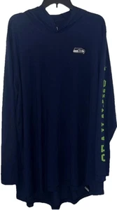 Seattle Seahawks Nike NFL Team Apparel Long Sleeve Hooded T-Shirt, Size 3XL - Bild 1 von 6