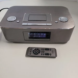 Philips DC290B/37 Aluminium Docking iPod iPhone FM Radio Wecker mit Fernbedienung - Bild 1 von 12
