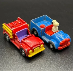 1966 Peanuts Snoopy Charlie Brown Diecast Cars United Feature Syndicate Aviva - Picture 1 of 6