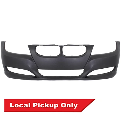 New Front Primed Bumper Cover For 09-12 BMW 3 Series Sedan BM1000212 51117226709 - Image 1 of 4