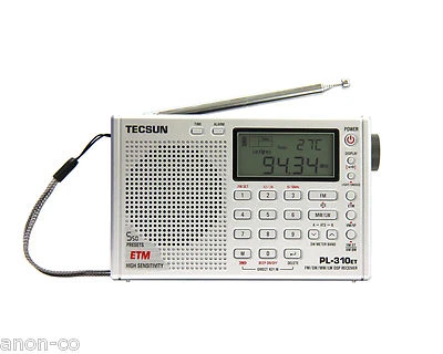 TECSUN PL-310ET (Silver Color) PLL DSP Multi Band Radio ENGLISH VERSION  - Image 1 of 4