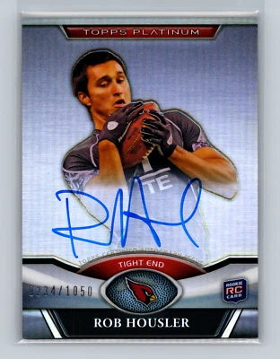 2011 Topps Platinum Refractor /1050 Rob Housler Auto RC #87 AZ Cardinals - Image 1 of 2